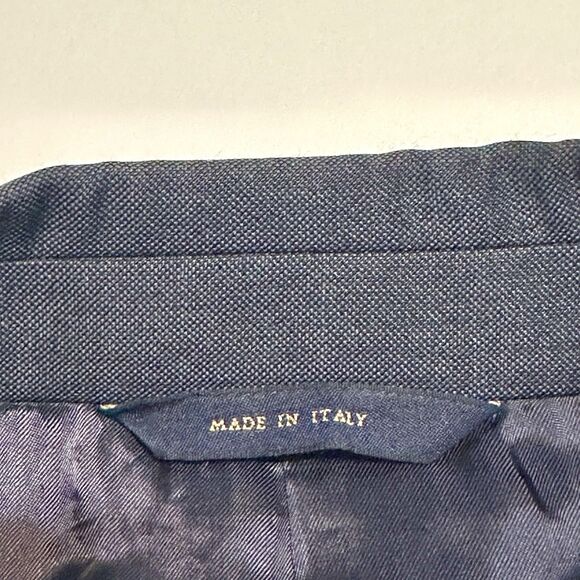 Brooks Brothers 1818 Madison Dark Navy Blazer Vitale Barberis Wool 43R Classic - Picture 8 of 15